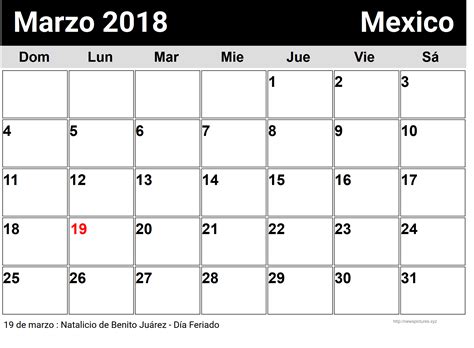 Calendario 2017 Colombia