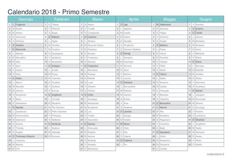 Calendario 2018 da stampare   iCalendario.it