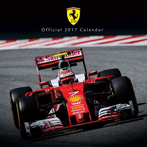 Calendario 2018 Ferrari F1 2017   EuroPosters.it