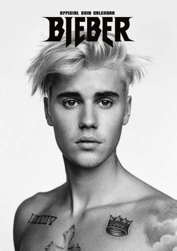 Calendario 2018 Justin Bieber     idee regalo   Mondadori ...