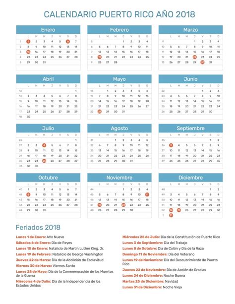 Calendario 2018 para Imprimir  Anual, Mensual, Escolar ...