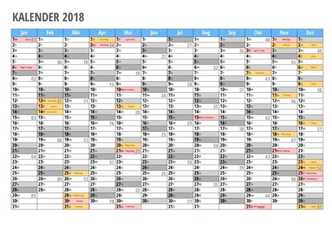 Calendario 2018 Word   calendrier