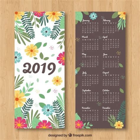Calendario 2019 para imprimir gratis | | Jumabu