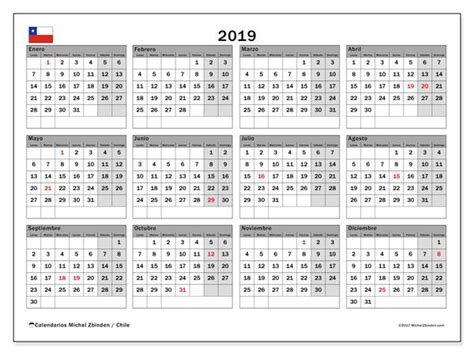 Calendario 2019 Para Imprimir Por Meses 26903 | sellcvv.co