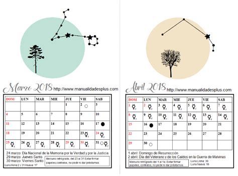 Calendario Astrologico 2018 Gratis