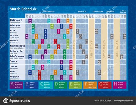 Calendario Copa Mundial Rusia 2018 Cronograma Completo Con ...