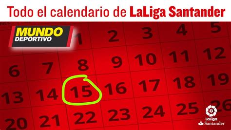 Calendario de LaLiga Santander 2017 2018