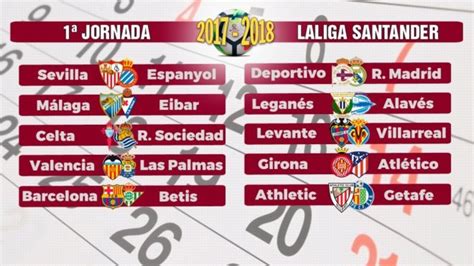 Calendario de Liga 2017 2018 – La Gran Familia