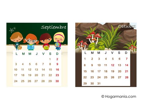 Calendario de mesa del 2018 para descargar   Hogarmania
