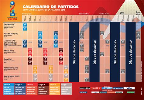 Calendario de partidos de la Copa Mundial Sub 17 ...