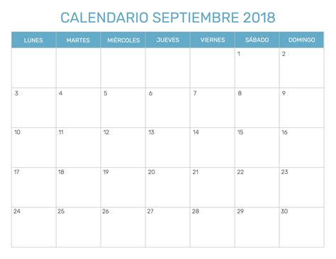 calendario de septiembre 2018   Jose.mulinohouse.co