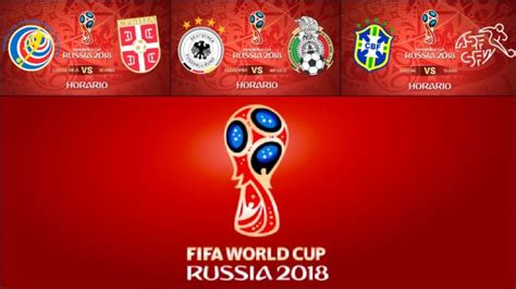 Calendario del Mundial Rusia 2018: Horario y ver los ...