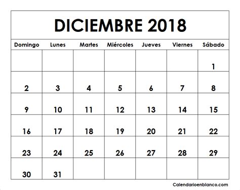 Calendario Diciembre 2018 Para imprimir | matemática ...