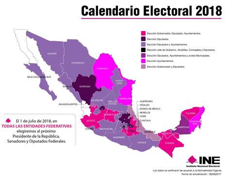 Calendario Electoral   Instituto Nacional Electoral