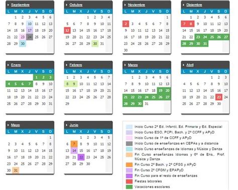 Calendario Escolar 2015 2016 en España   DeFinanzas.com