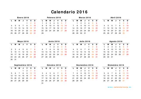 Calendario Excel 2016 Gratis Calendario Excel 2016 Con ...