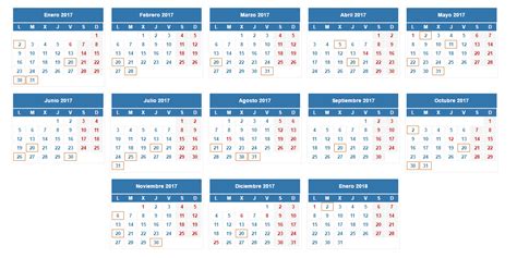 Calendario fiscal 2017 | Emprende Pyme