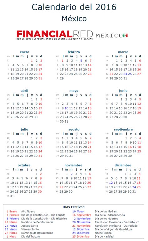 Calendario Laboral 2016   La Economia