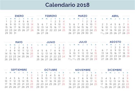 Calendario Laboral 2018 España