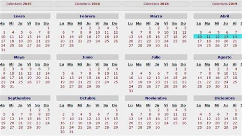 Calendario Laboral 2019 Madrid   kalender HD