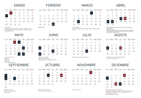 Calendario Laboral de 2019 | Blog CE Consulting Empresarial