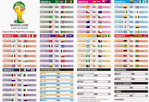 calendario mundial brasil 2014 | Mundial