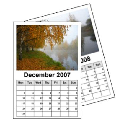 Calendario personalizado online, para 2009 | portafolio blog