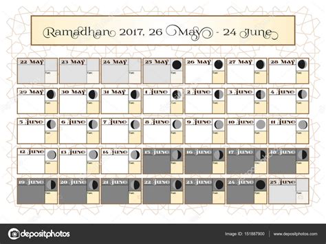 Calendario Ramadán 2017, 26 de mayo. Compruebe la opción ...