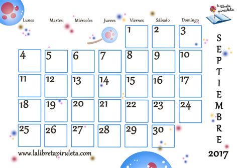 Calendario Septiembre 2017 Related Keywords   Calendario ...