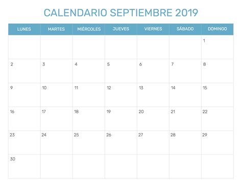 Calendarios 2019 Excel   newcalendar