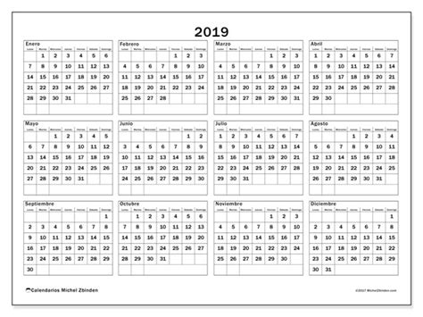 Calendarios 2019  LD