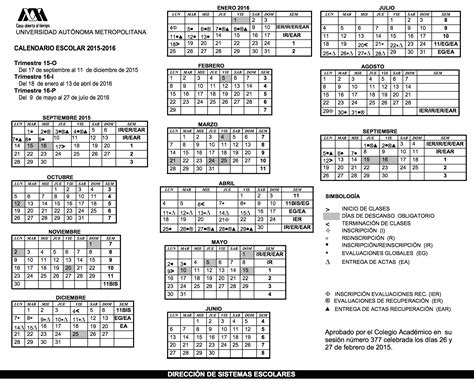 Calendarios Escolares 2015   2016  escolar.com.mx