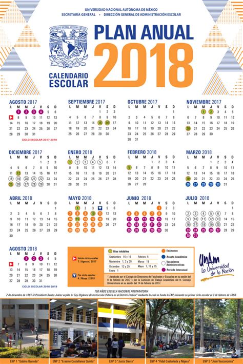 Calendarios Escolares   UNAM