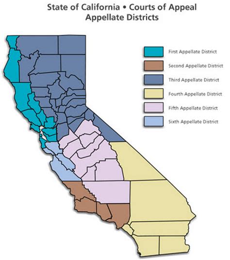 California Appellate Court Districts   Mandatory v ...