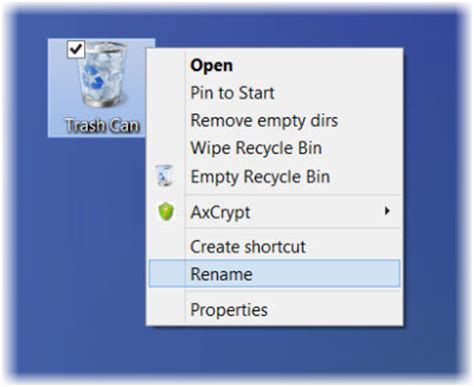 Cambiar el nombre de la papelera de reciclaje en Windows 8 | 7