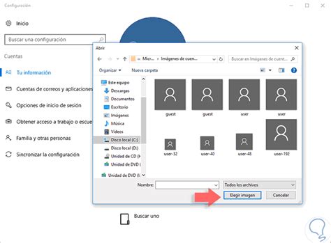 Cambiar, eliminar, ocultar imagen cuenta usuario Windows ...