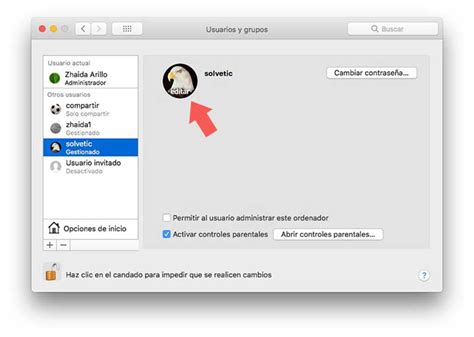 Cambiar, eliminar u ocultar imagen cuenta usuario Mac ...