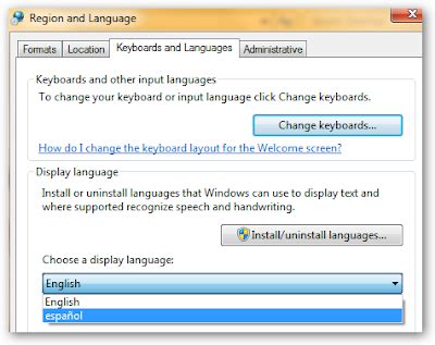 Cambiar Idioma En Windows 7 English   gamessokol