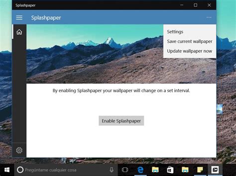Cambio automático del fondo de pantalla en Windows 10