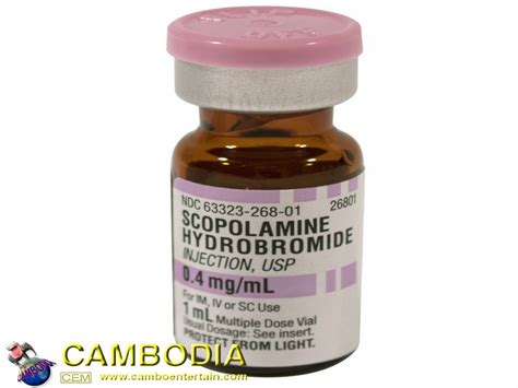 Cambodia Drugs Scopolamine