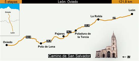 Camino de San Salvador | Guía del Camino de Santiago ...