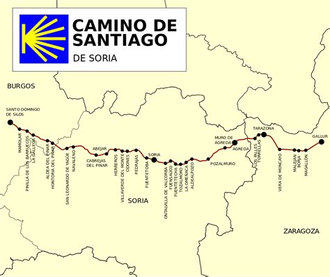 Camino de Santiago de Soria   Wikipedia, la enciclopedia libre