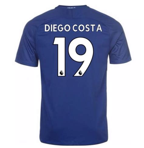 Camiseta 2017/18 Chelsea 2017 2018 Home  Diego Costa 19 ...