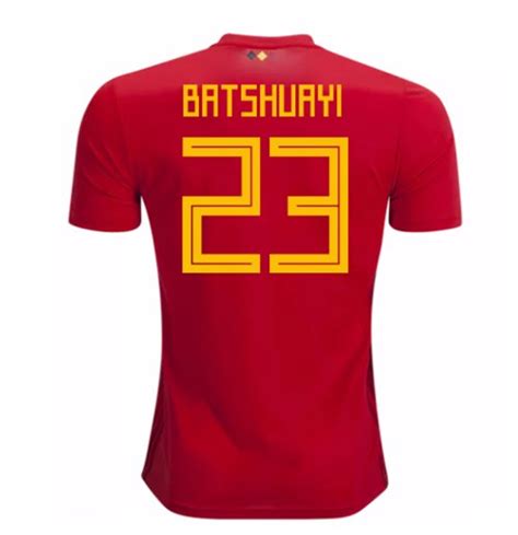 Camiseta 2018/19 Bélgica Fútbol 2018 2019 Home  Batshuayi ...