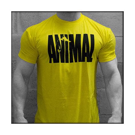 Camiseta Animal Amarilla en Camisetas Chico de MASmusculo.com