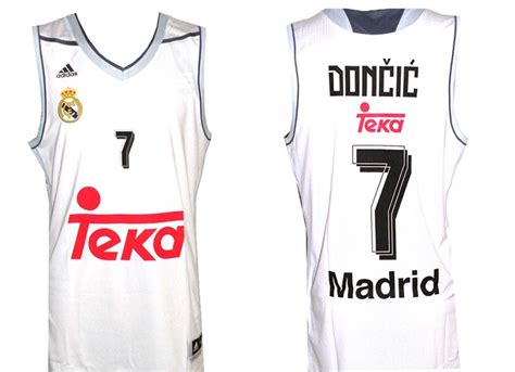 Camiseta Luka Doncic #7# Real Madrid Basket 2015 2016