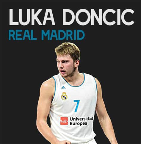 Camiseta Réplica Luka Doncic #7# R. Madrid 2017/18  1ª ...