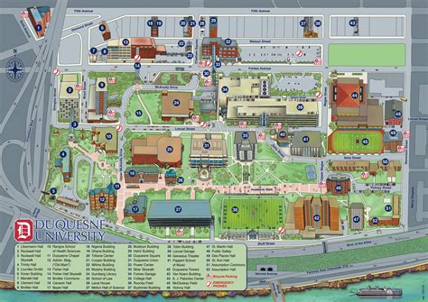 Campus Map and Directions | Duquesne University