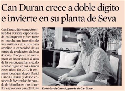 Can Duran en el diario Expansión   Can Duran
