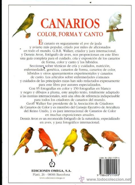 canarios   color forma y canto. dennis avon; g.   Comprar ...